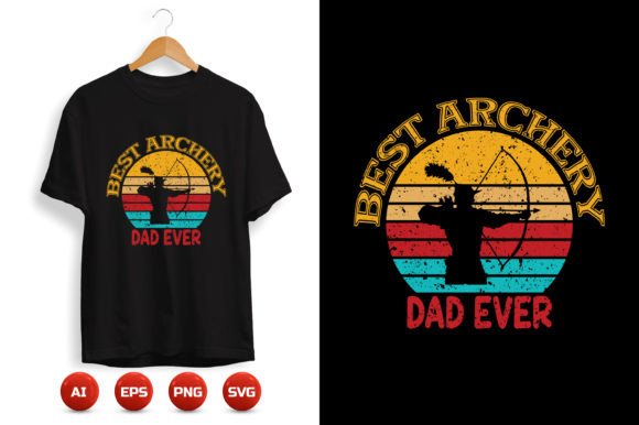 Archery T-shirt Design 12: Graphics & Print Templates