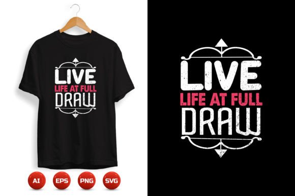 Archery T-shirt Design 14: Graphics for Print Templates