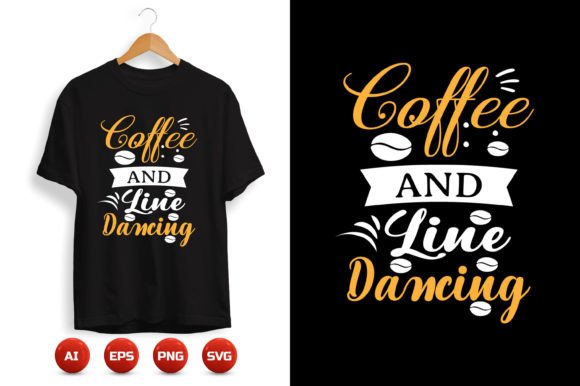 Coffee T-shirt Design 58: Graphics & Print Templates