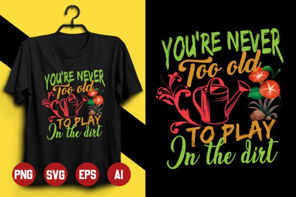 Garden T-shirt Design -2 Graphics and Print Templates