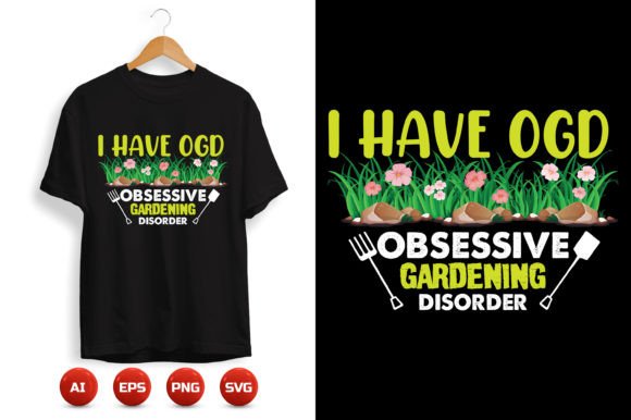 Gardening T-shirt Design 26: Graphics & Print Templates