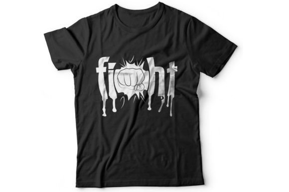 Gym Fight Tshirt Design: Graphics and Print Templates