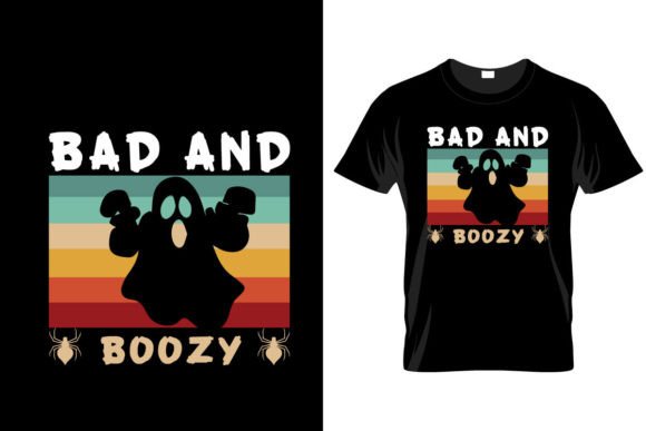 Halloween Tshirt Design Graphic for Print Templates