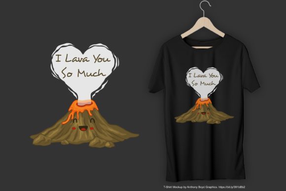 I Lava You... T-Shirt Design SVG PNG