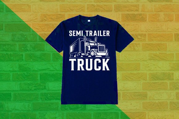 Truck T-shirt Design: Graphics & Print Templates