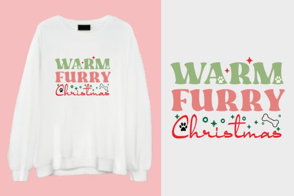 Warm Furry Christmas Graphics & Print Templates