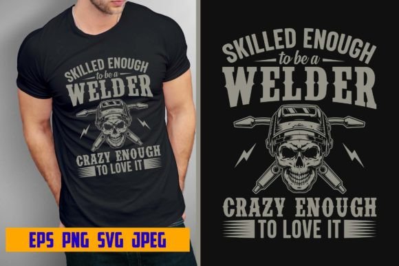 Welder - T Shirt or Poster Design