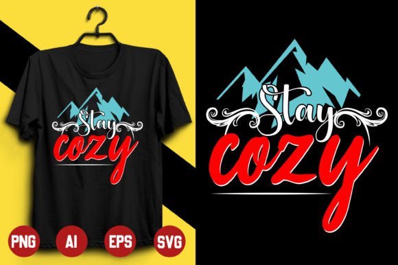 Winter T-shirt Design-18: Graphics & Print Templates for Small Business Branding
